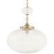 Bellaire 1 Light 16.5 inch Matte Brushed Gold Pendant Ceiling Light